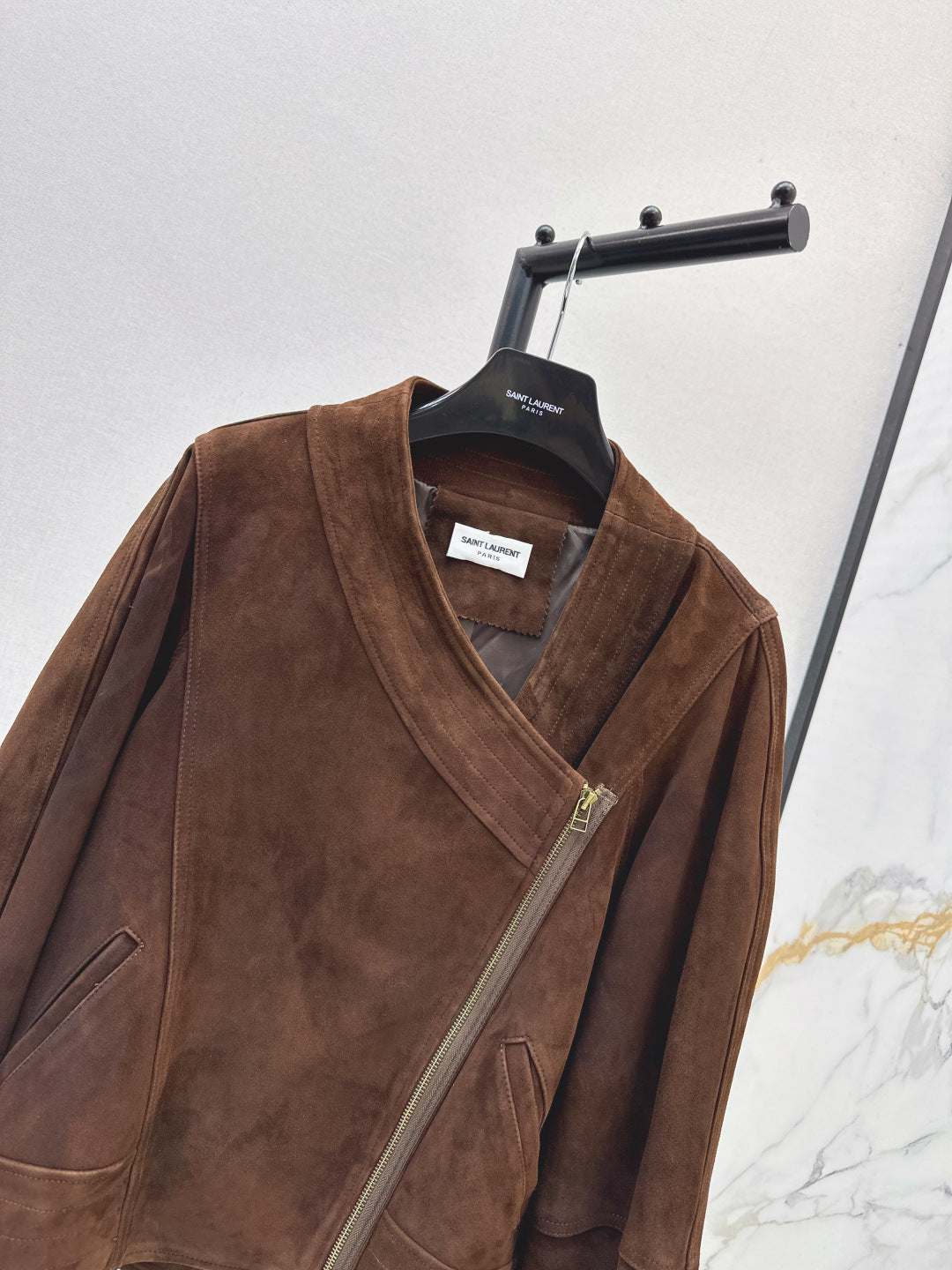 Saint lau 25fw suede jacket