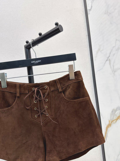 Saint lau 25fw suede short