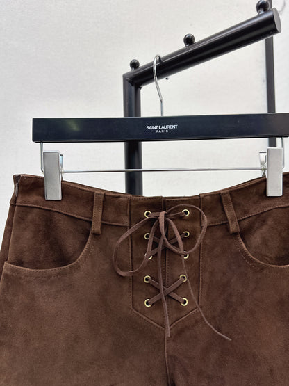 Saint lau 25fw suede short