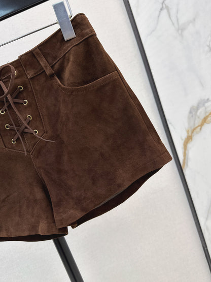 Saint lau 25fw suede short