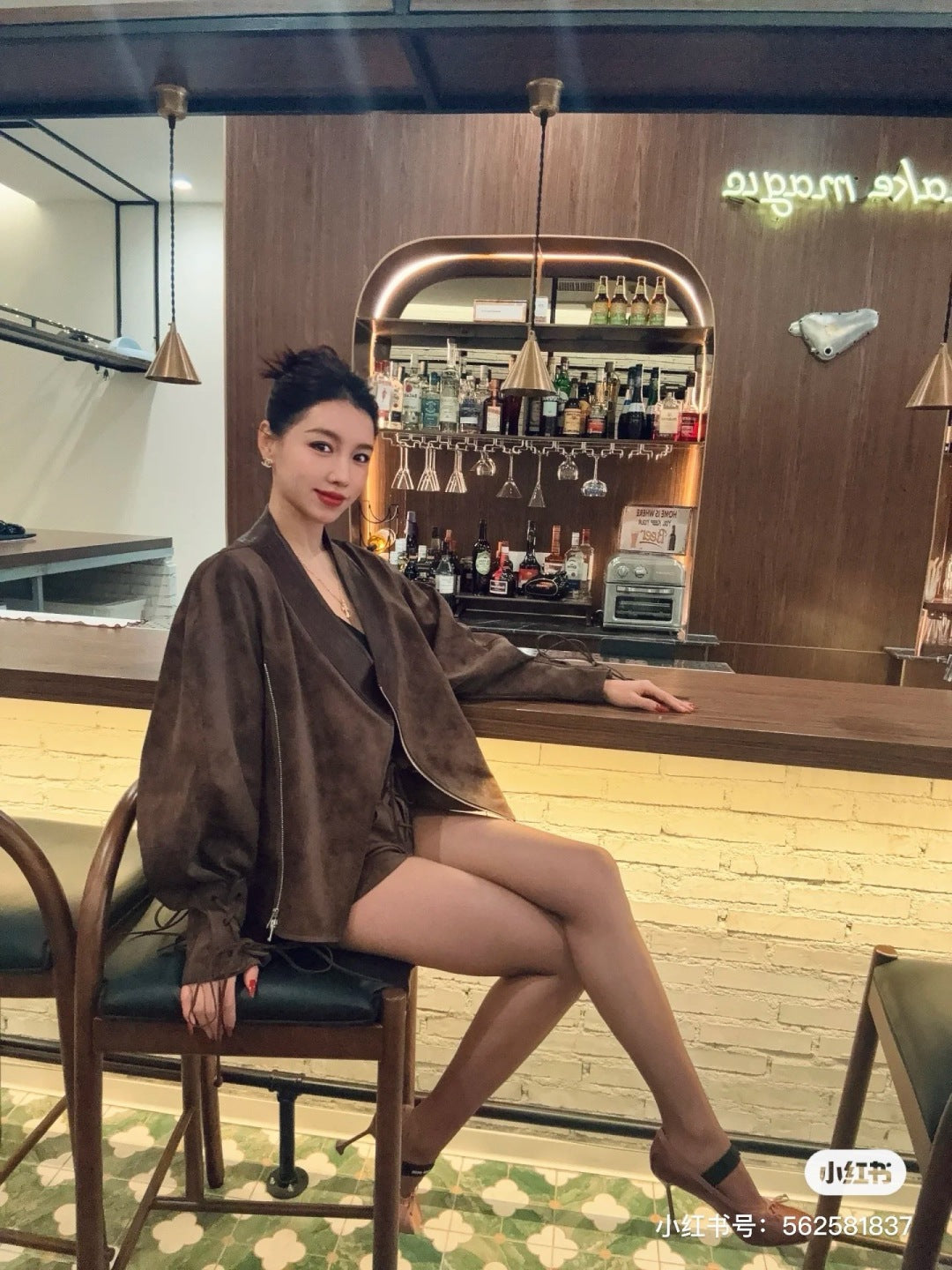 Saint lau 25fw suede jacket