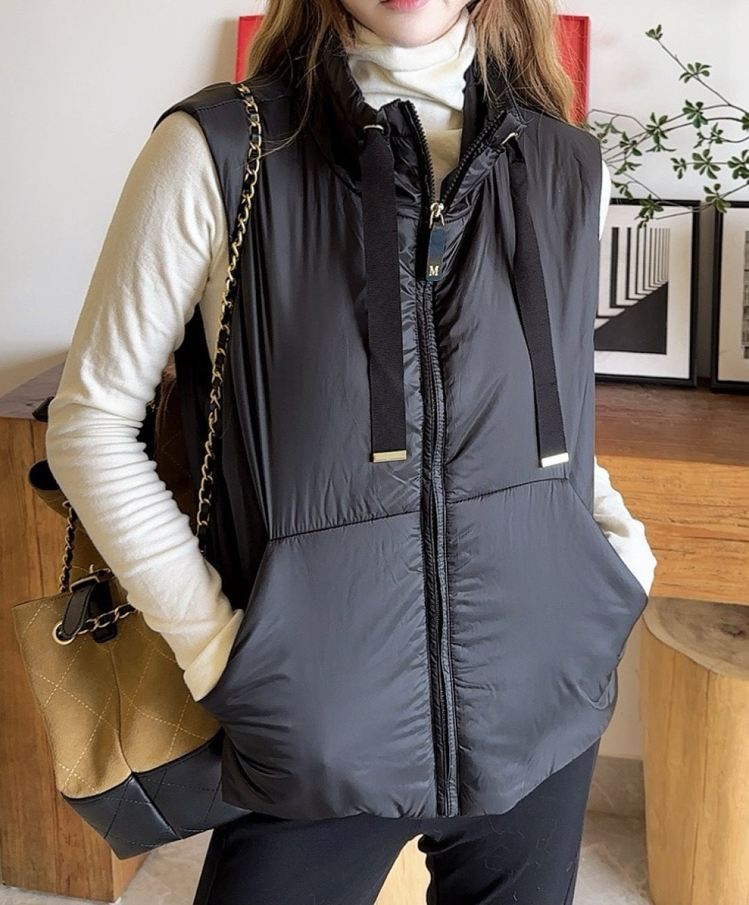 Monc 25fw padded vest