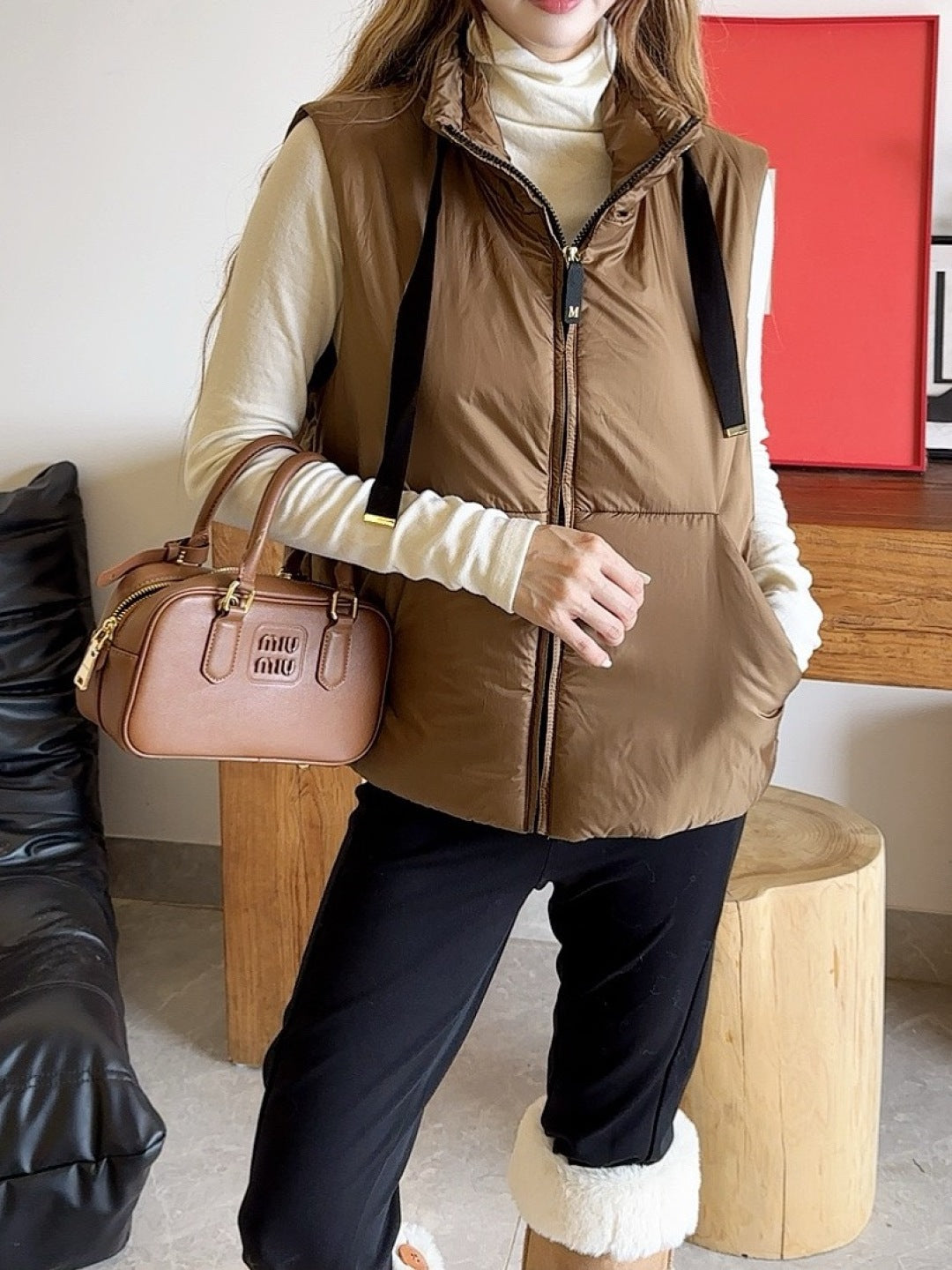 Monc 25fw padded vest