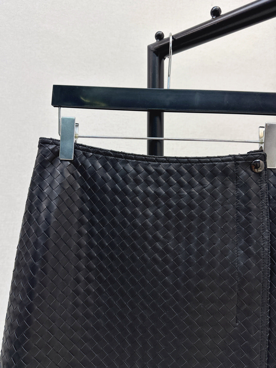 Bottega 25ss woven leather skirt