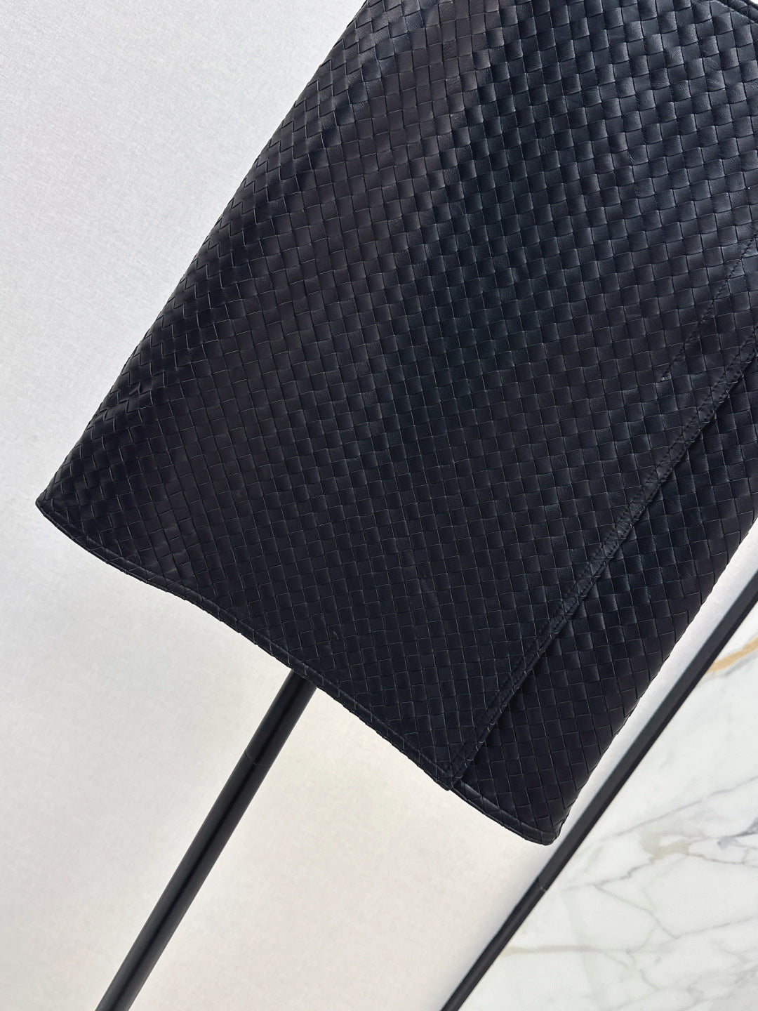 Bottega 25ss woven leather skirt