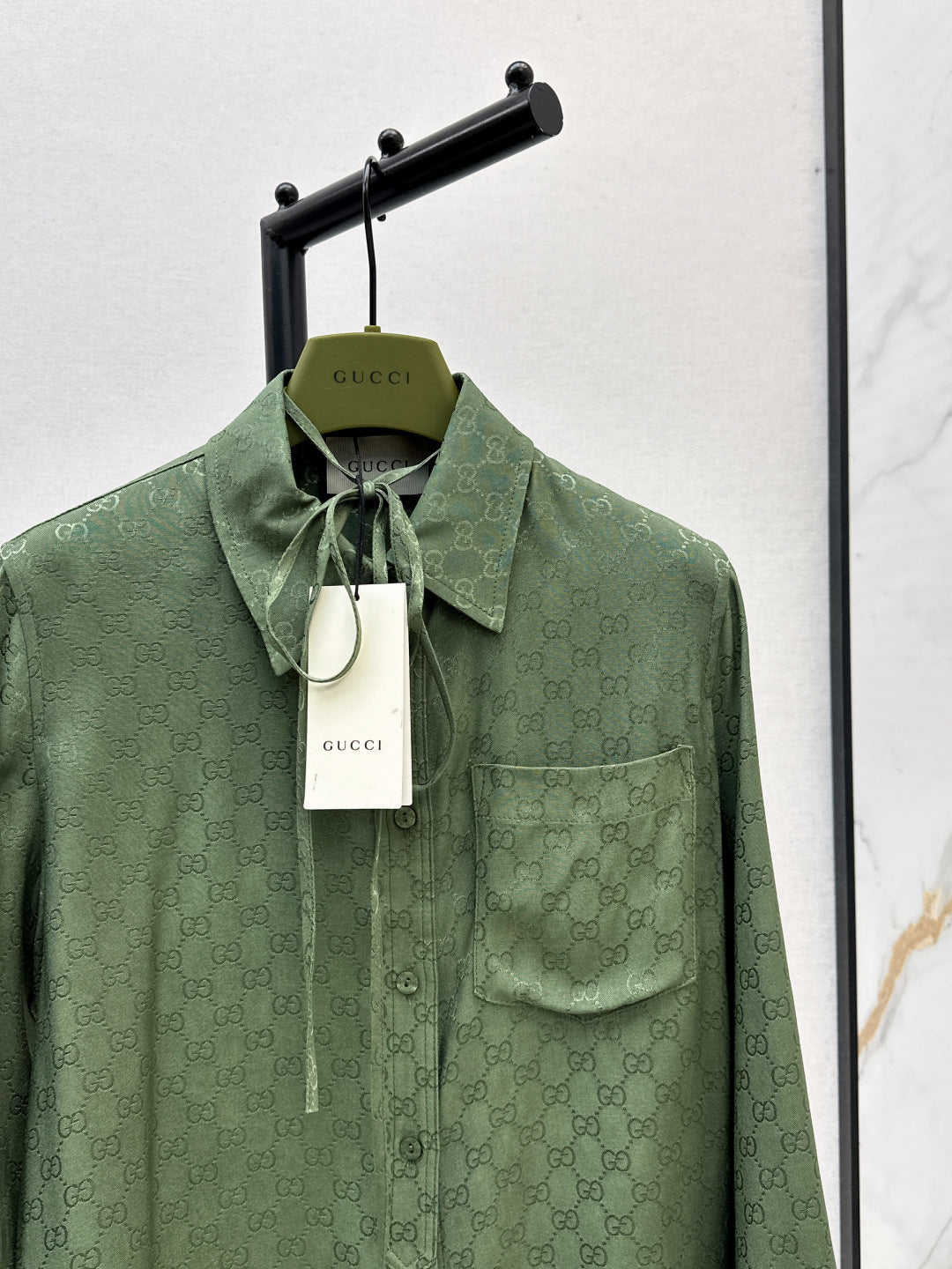 Guc 25fw jacquard shirt