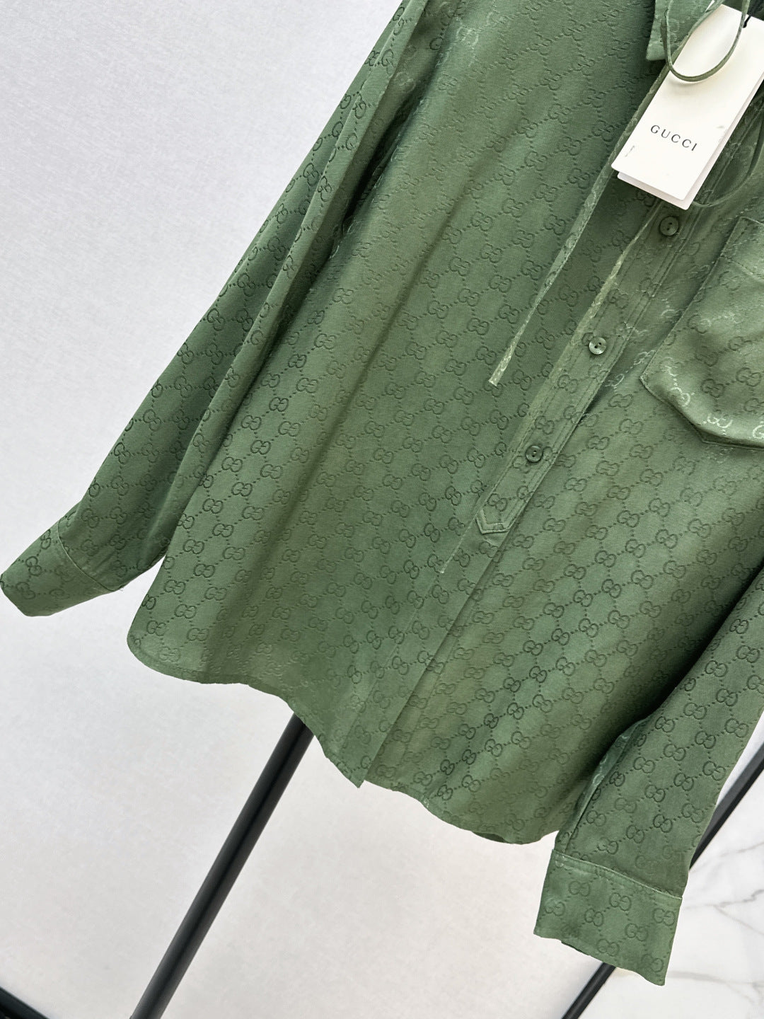 Guc 25fw jacquard shirt