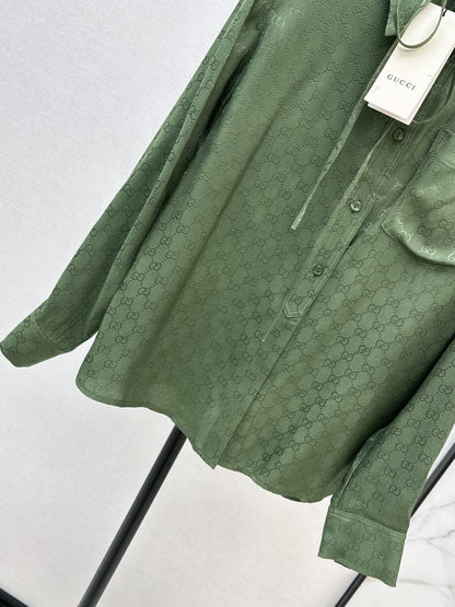 Guc 25fw jacquard shirt
