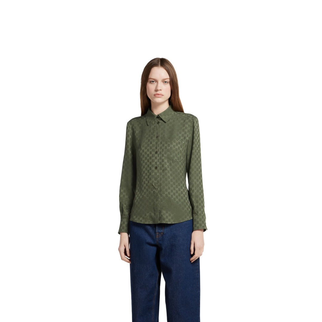 Guc 25fw jacquard shirt