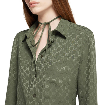 Guc 25fw jacquard shirt