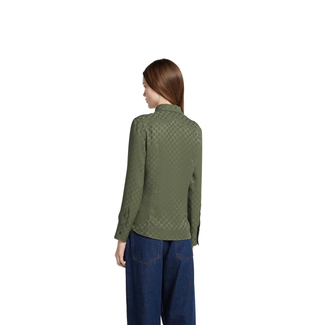 Guc 25fw jacquard shirt