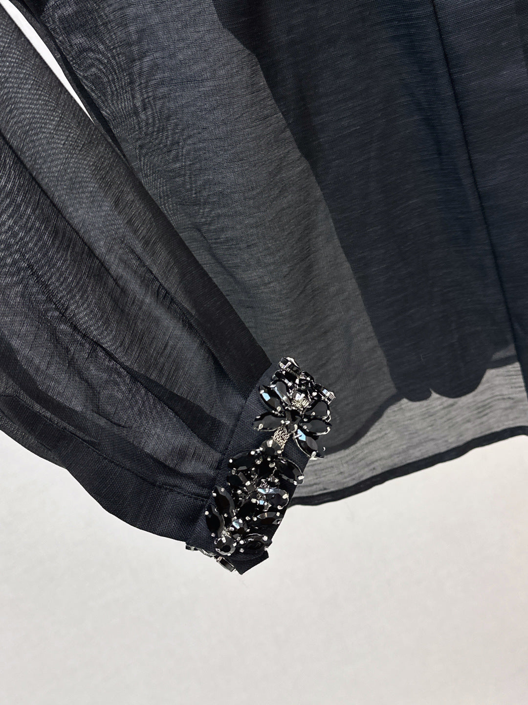 Zimm 25fw beaded shirt