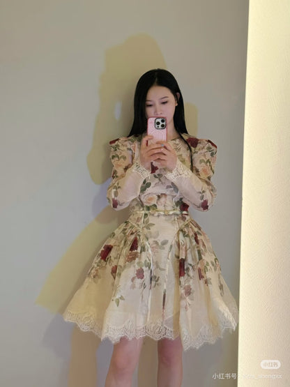 Zimm 25fw lace dress