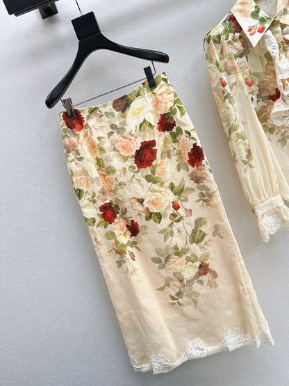 Zimm 25fw linen skirt