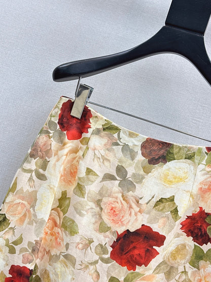 Zimm 25fw linen skirt