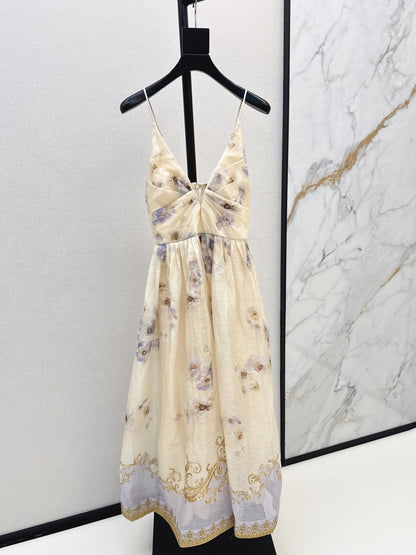 Zimm 25fw printed dress