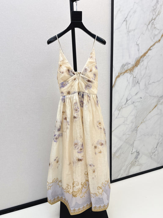 Zimm 25fw printed dress