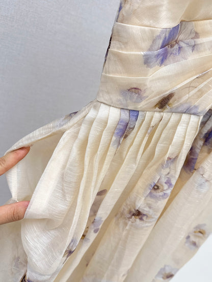 Zimm 25fw printed dress