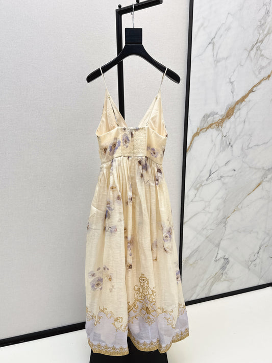 Zimm 25fw printed dress