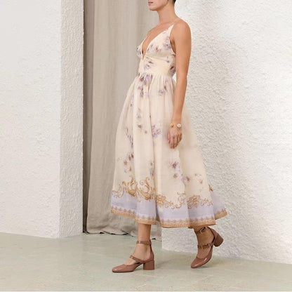 Zimm 25fw printed dress