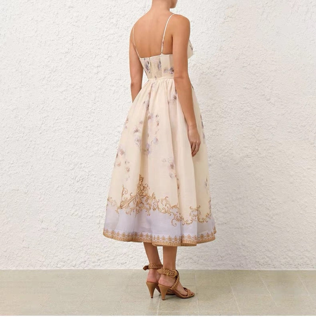 Zimm 25fw printed dress
