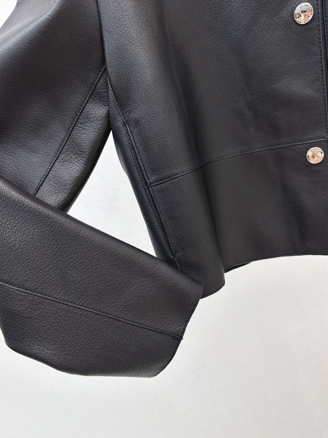 Herm 25fw leather jacket