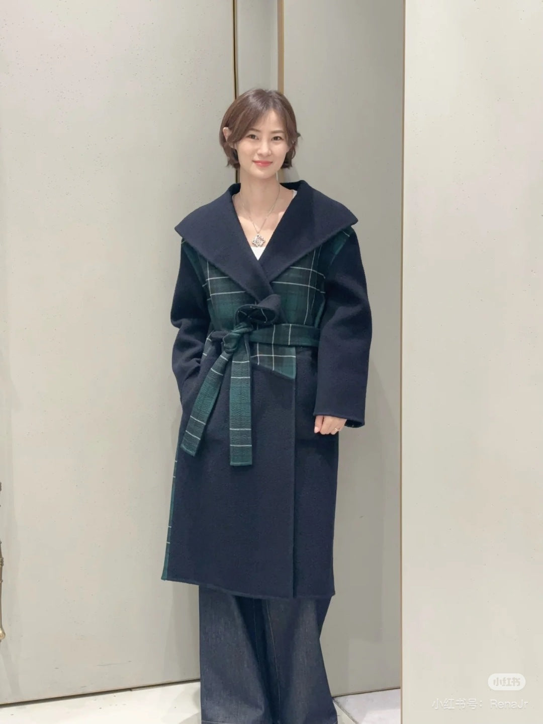 Loe 25fw reversible coat