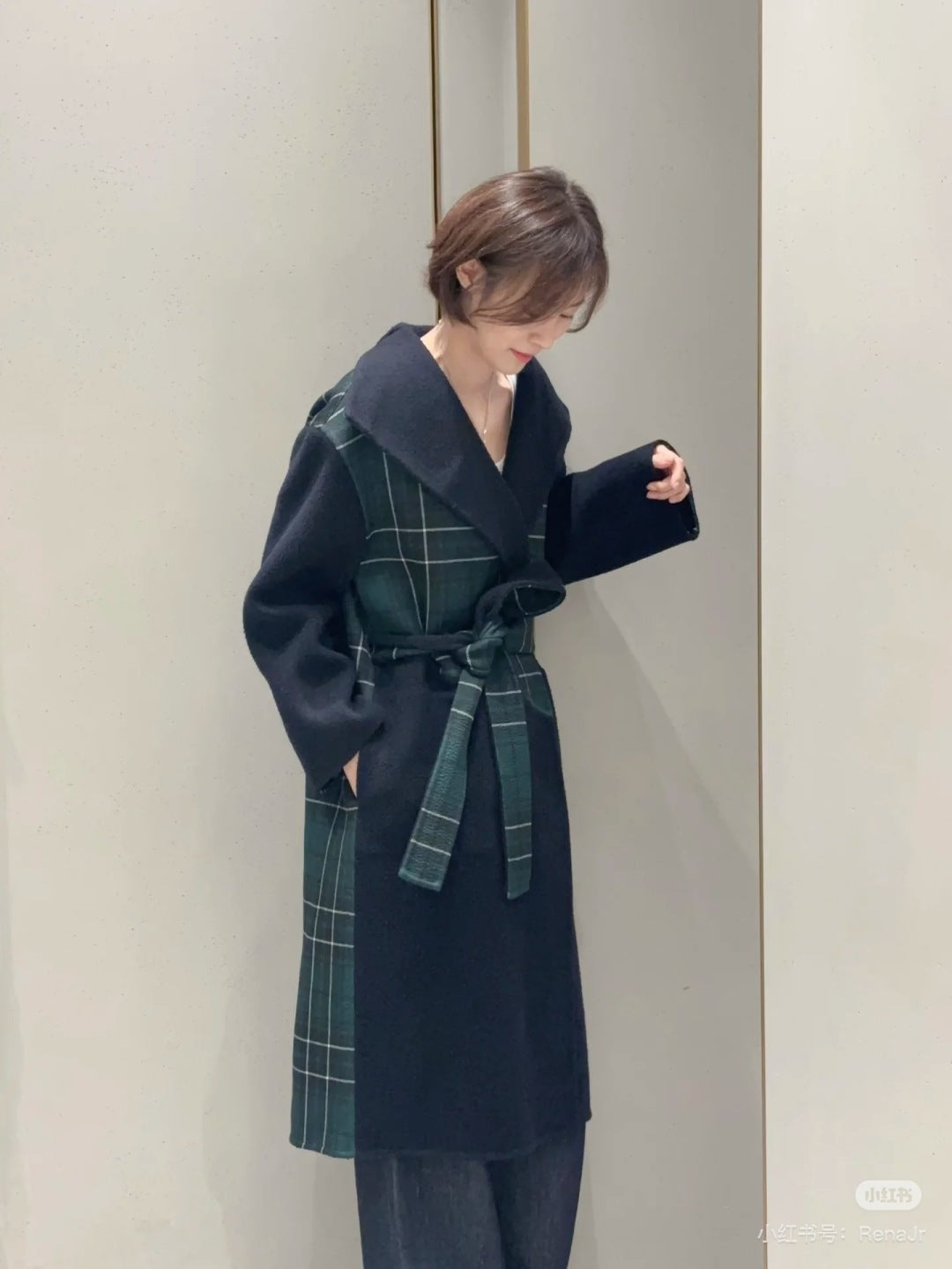 Loe 25fw reversible coat