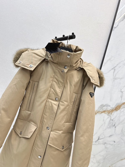 Pra 25fw long down jacket