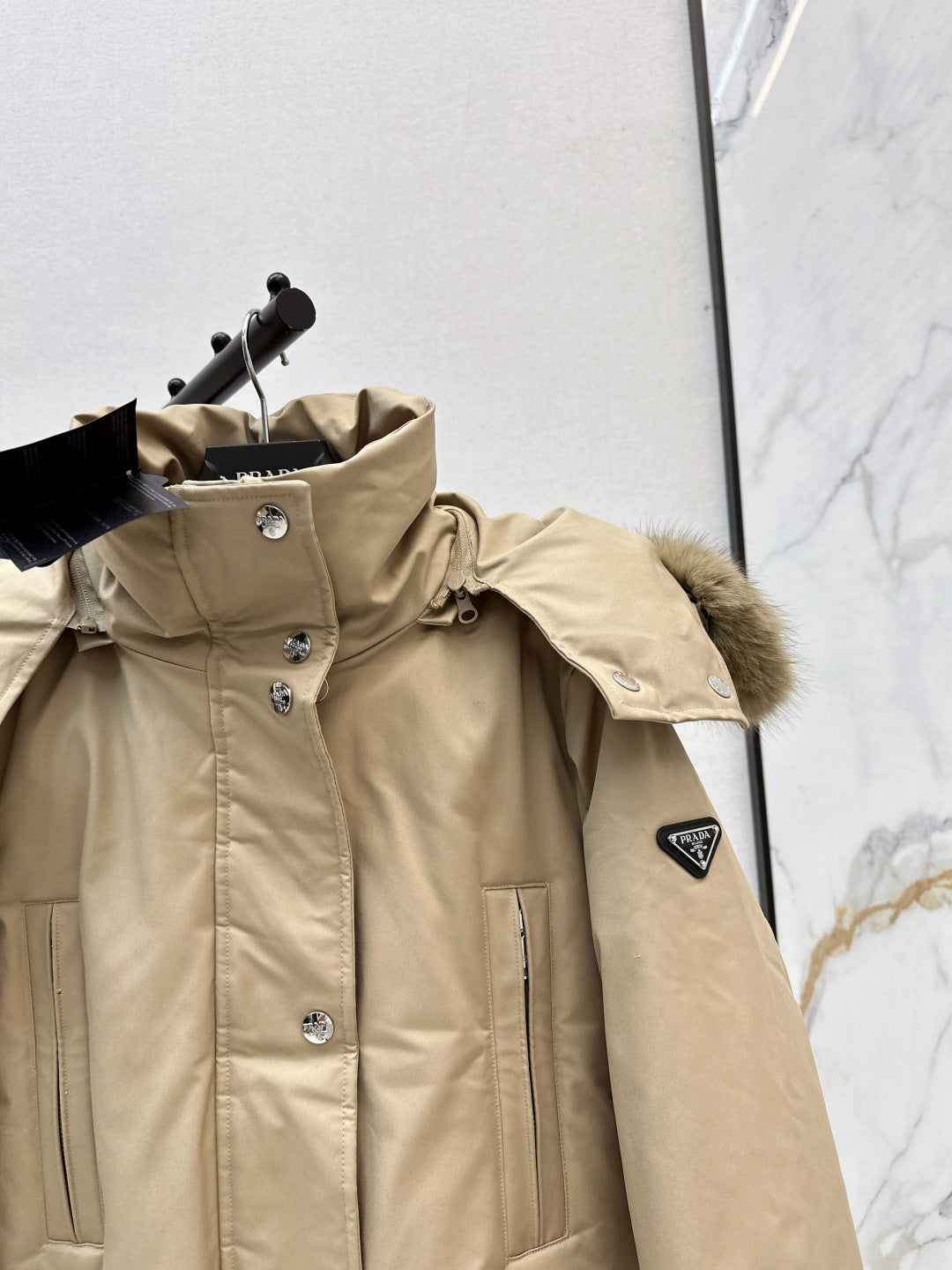 Pra 25fw long down jacket