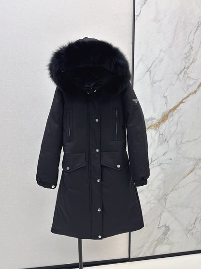 Pra 25fw long down jacket