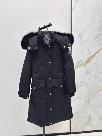 Pra 25fw long down jacket