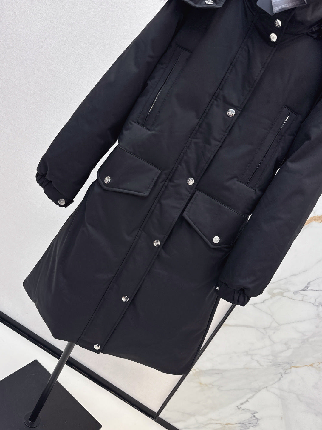 Pra 25fw long down jacket