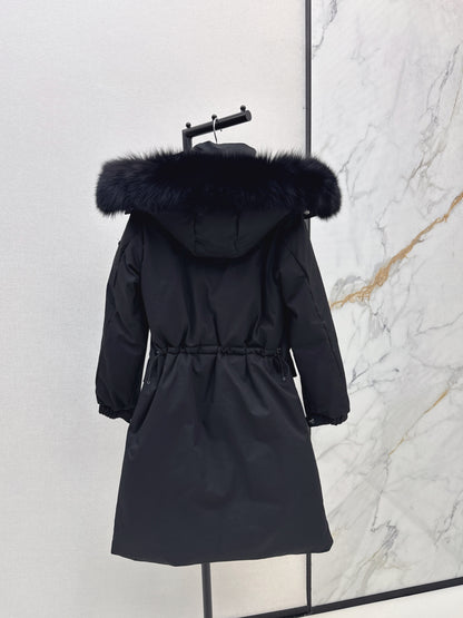 Pra 25fw long down jacket