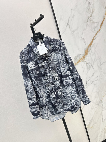 CD 25fw printed shirt