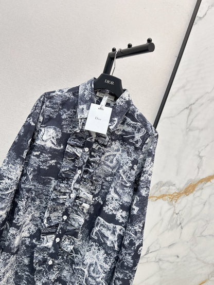 CD 25fw printed shirt