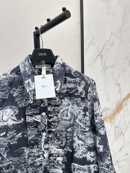 CD 25fw printed shirt