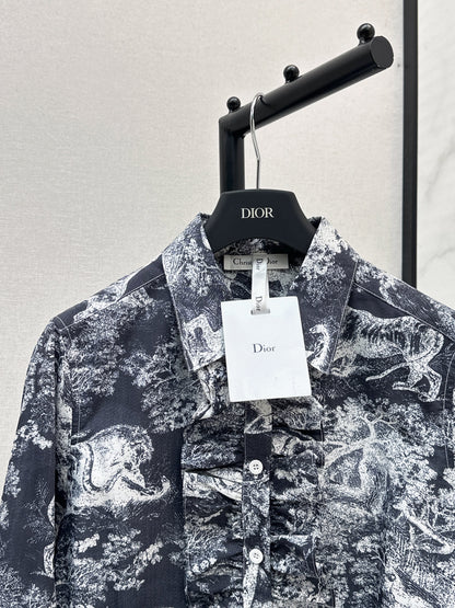CD 25fw printed shirt
