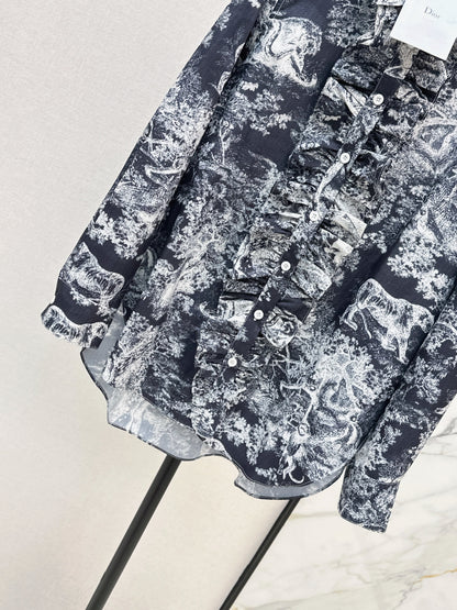 CD 25fw printed shirt