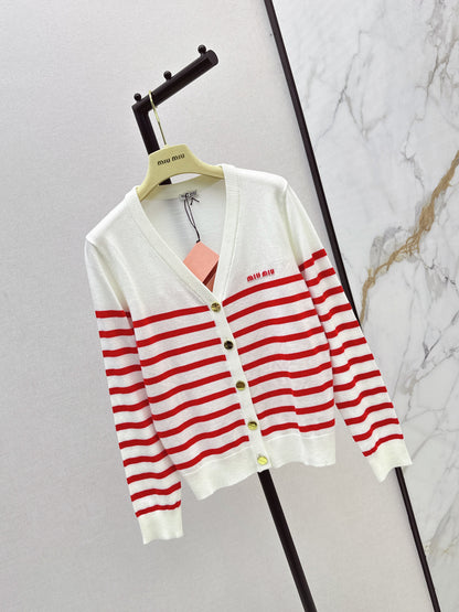 Miu 25fw knitted cardigan