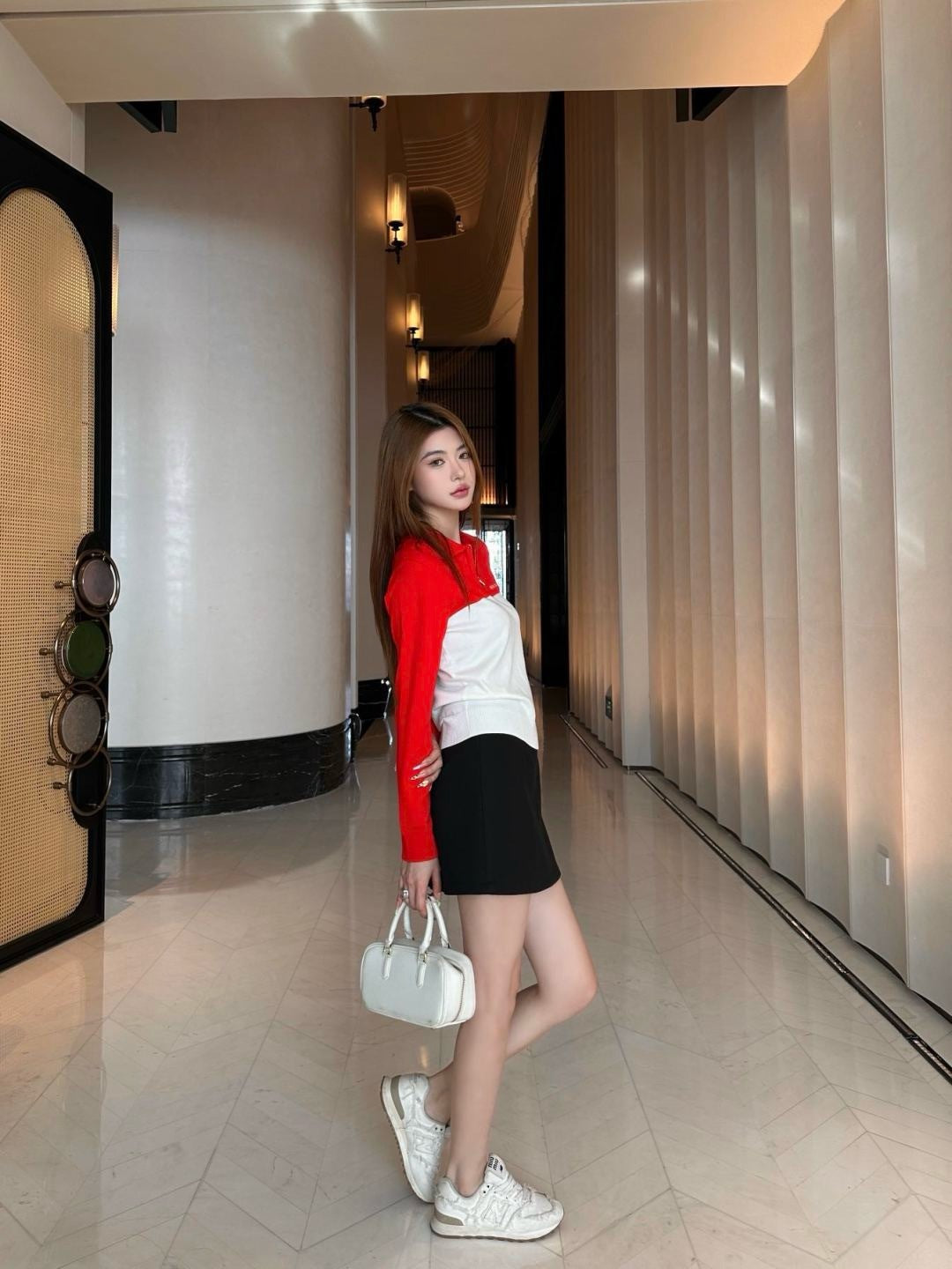 Miu 25fw knitted polo