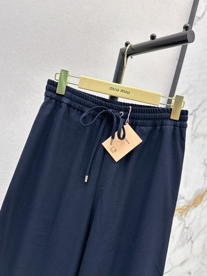 Miu 25fw drawstring pants