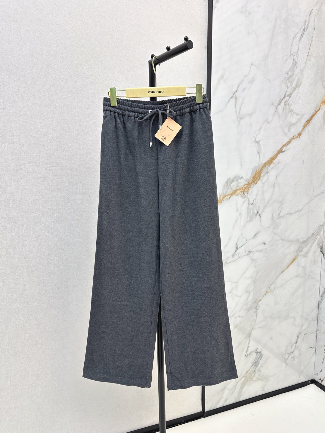 Miu 25fw drawstring pants