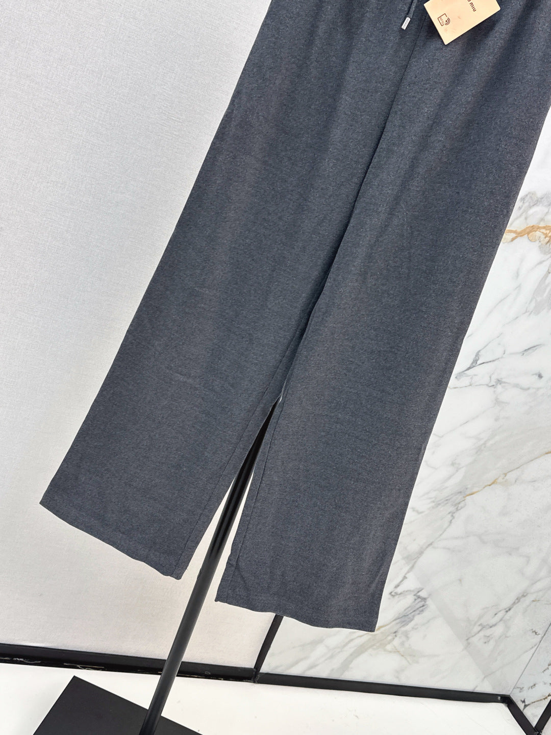 Miu 25fw drawstring pants