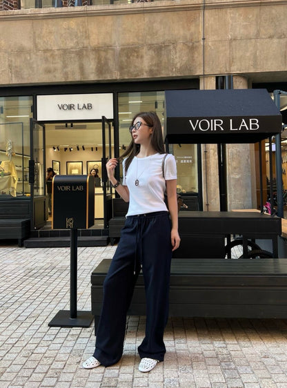 Miu 25fw drawstring pants