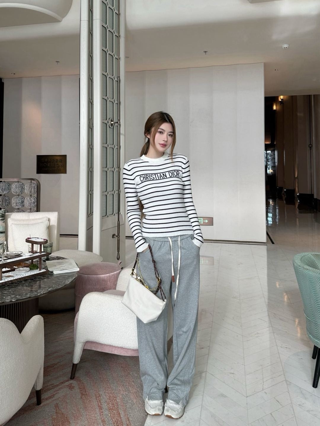CD 25fw knitted sweater