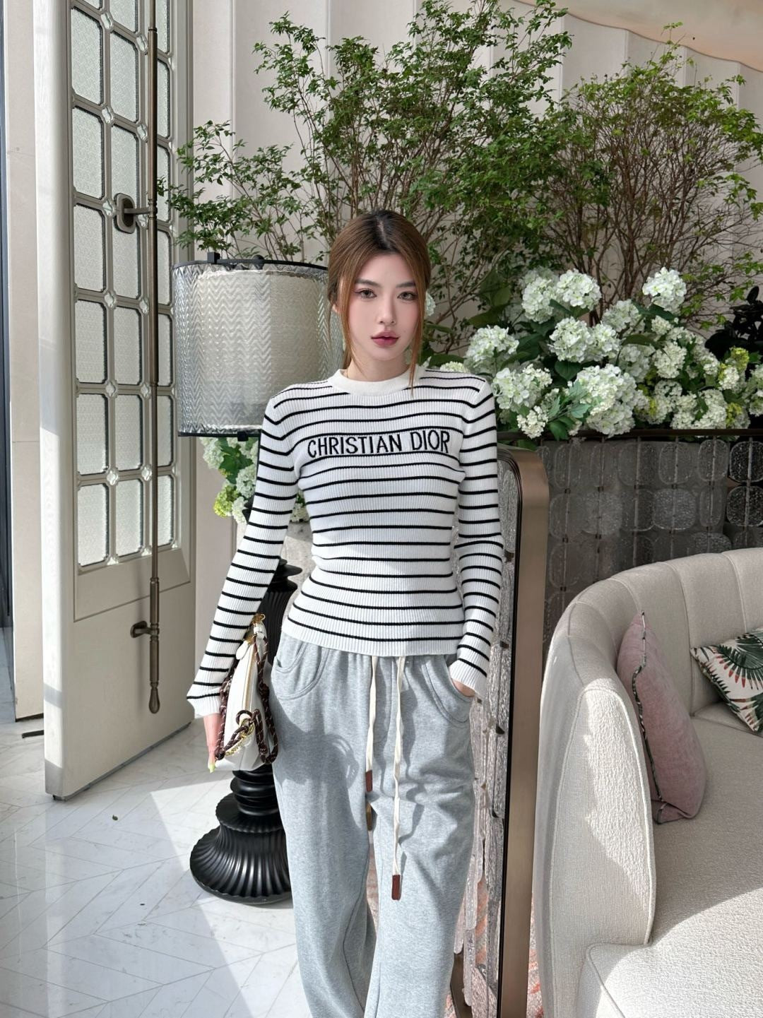 CD 25fw knitted sweater