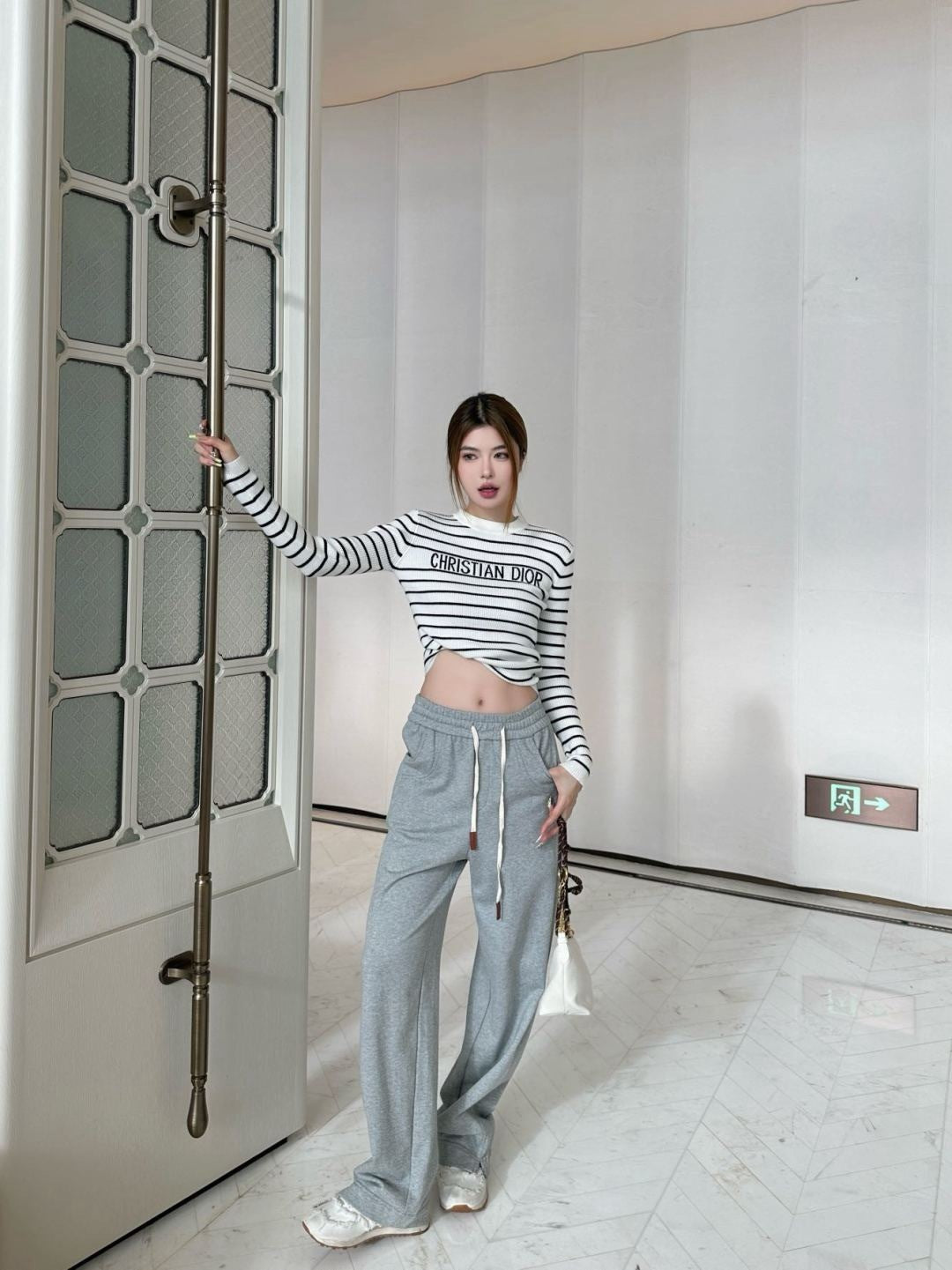 CD 25fw knitted sweater