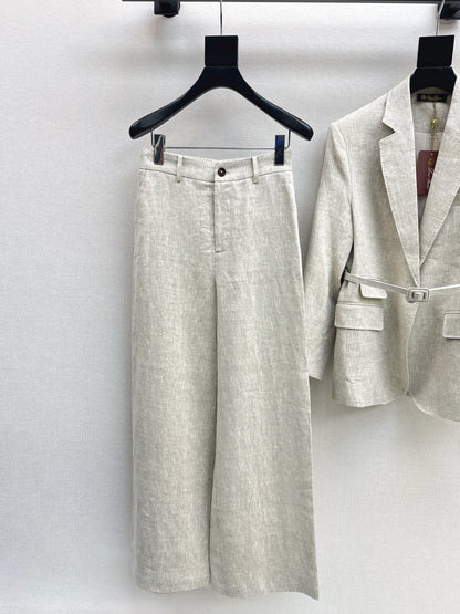 Loro 25fw linen suit