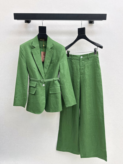 Loro 25fw linen suit